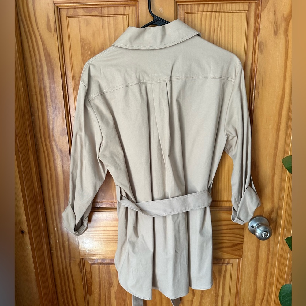 NWT Zara Women's Tan Belted Jacket - Picture 10 of 13